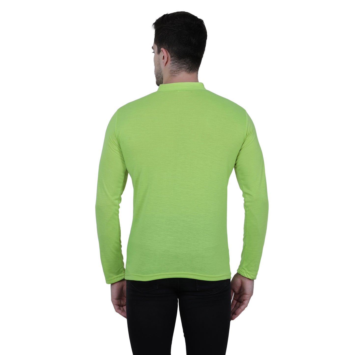 Mens Cotton Solid Full Sleeve T-Shirt